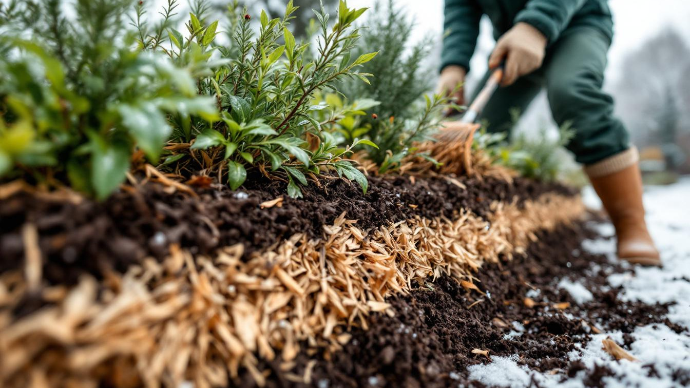 De beste mulchmaterialen voor december die je wortels warm en vochtig houden