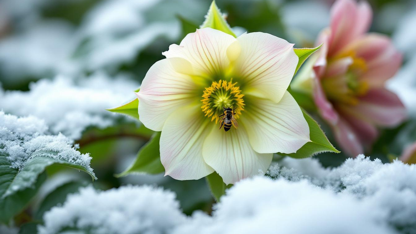De helleborus is de winterbloeier die je tuin kleur geeft als alles grijs is