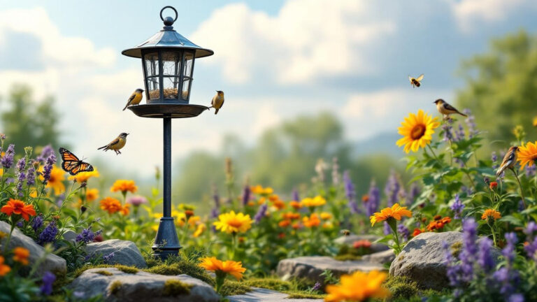 De ideale hoogte en plek voor je voedertafel die katten op afstand houdt