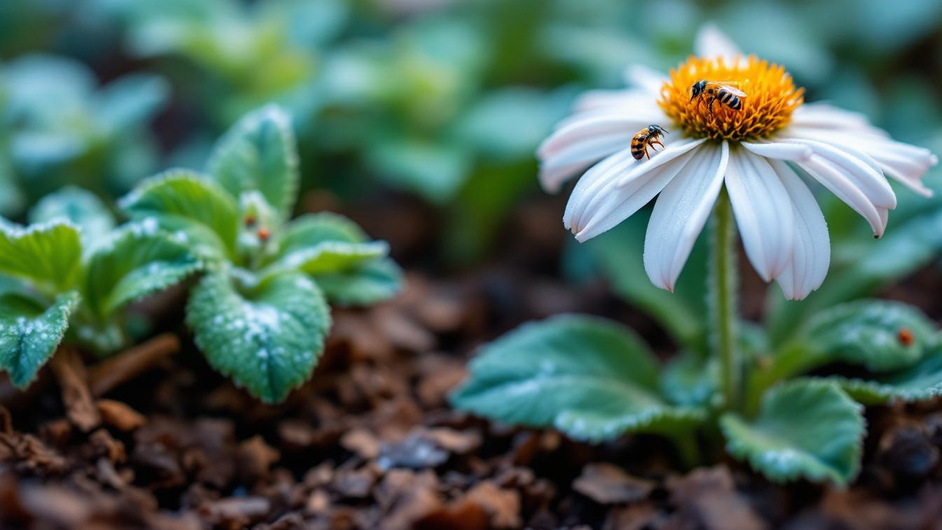 Een mulchlaag van exact 5 centimeter verdubbelt de overlevingskans van je vaste planten