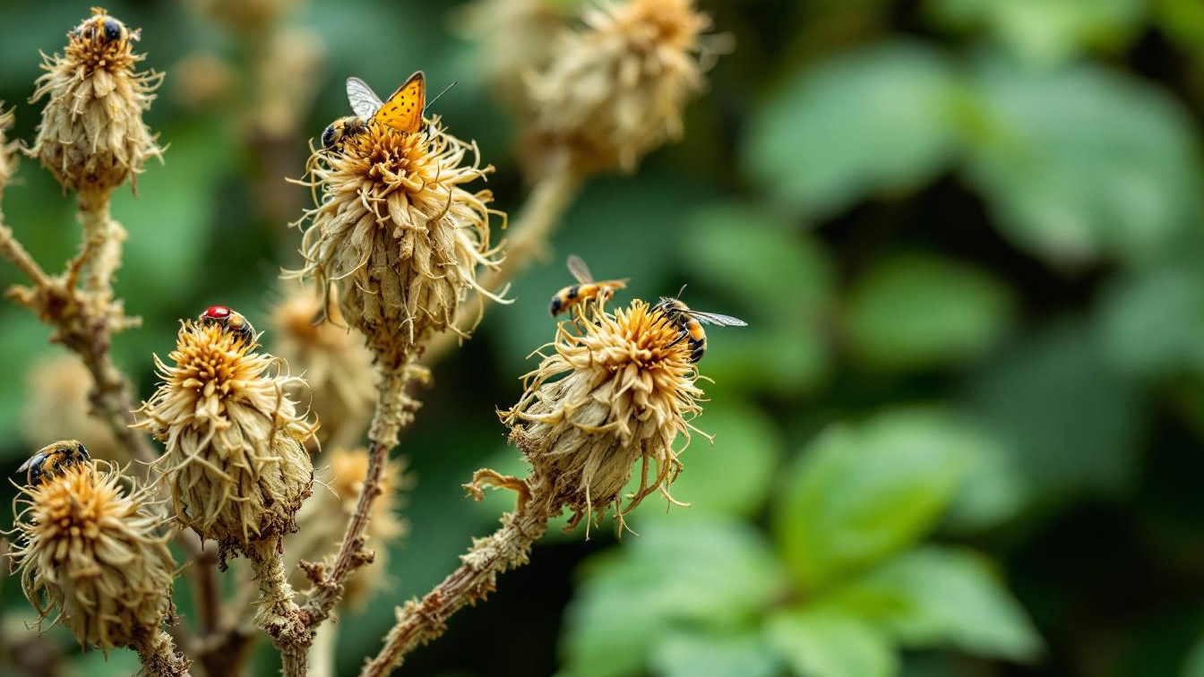 Waarom je oude bloemstengels beter niet afknipt dit seizoen