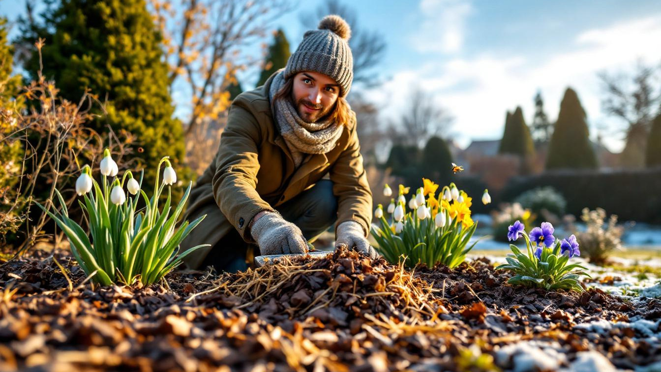 Waarom mulchen in de winter het geheim is van tuiniers met prachtige borders