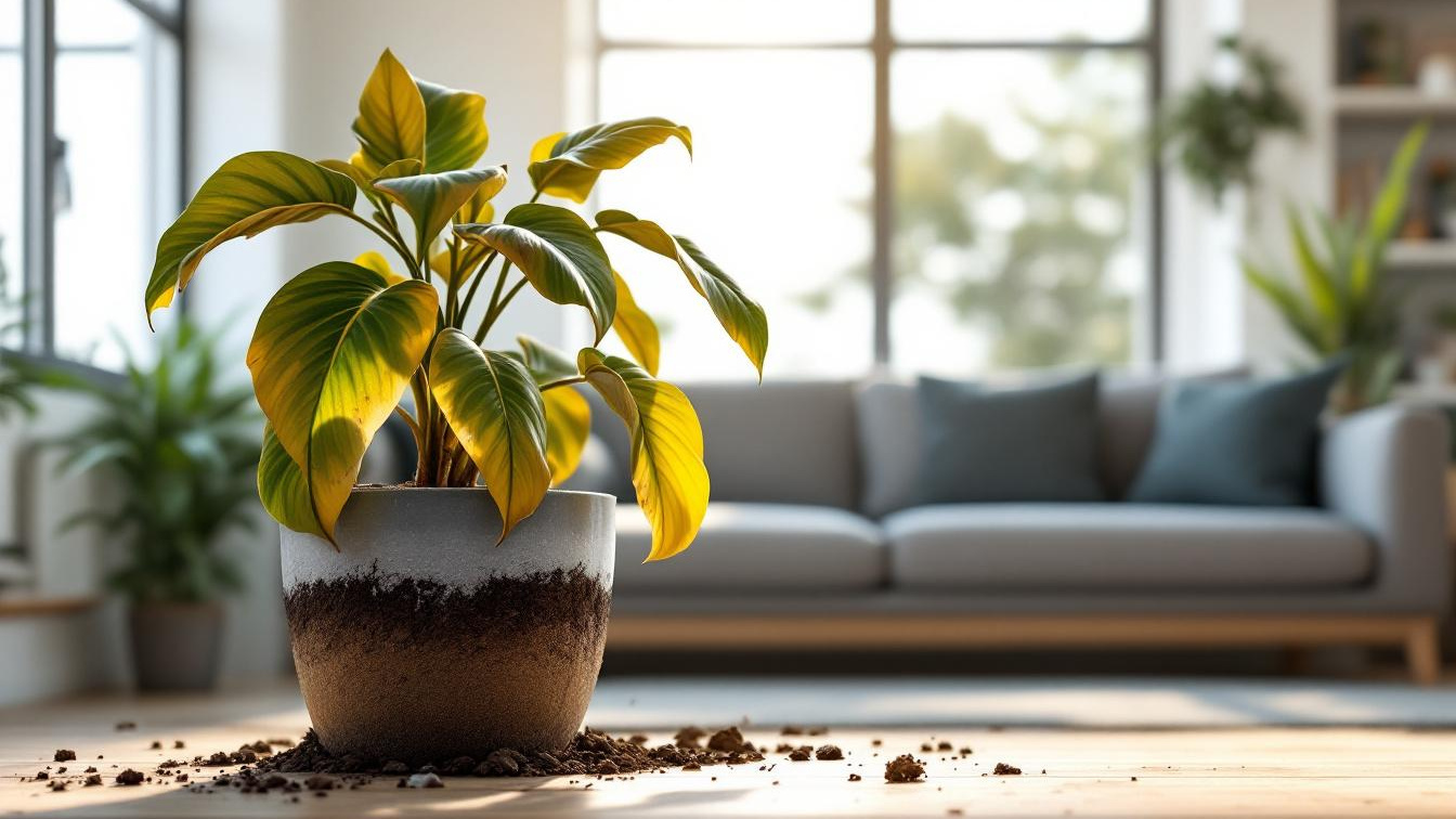 Zo beschadig je de wortels van je plant door te veel voeding in de winter