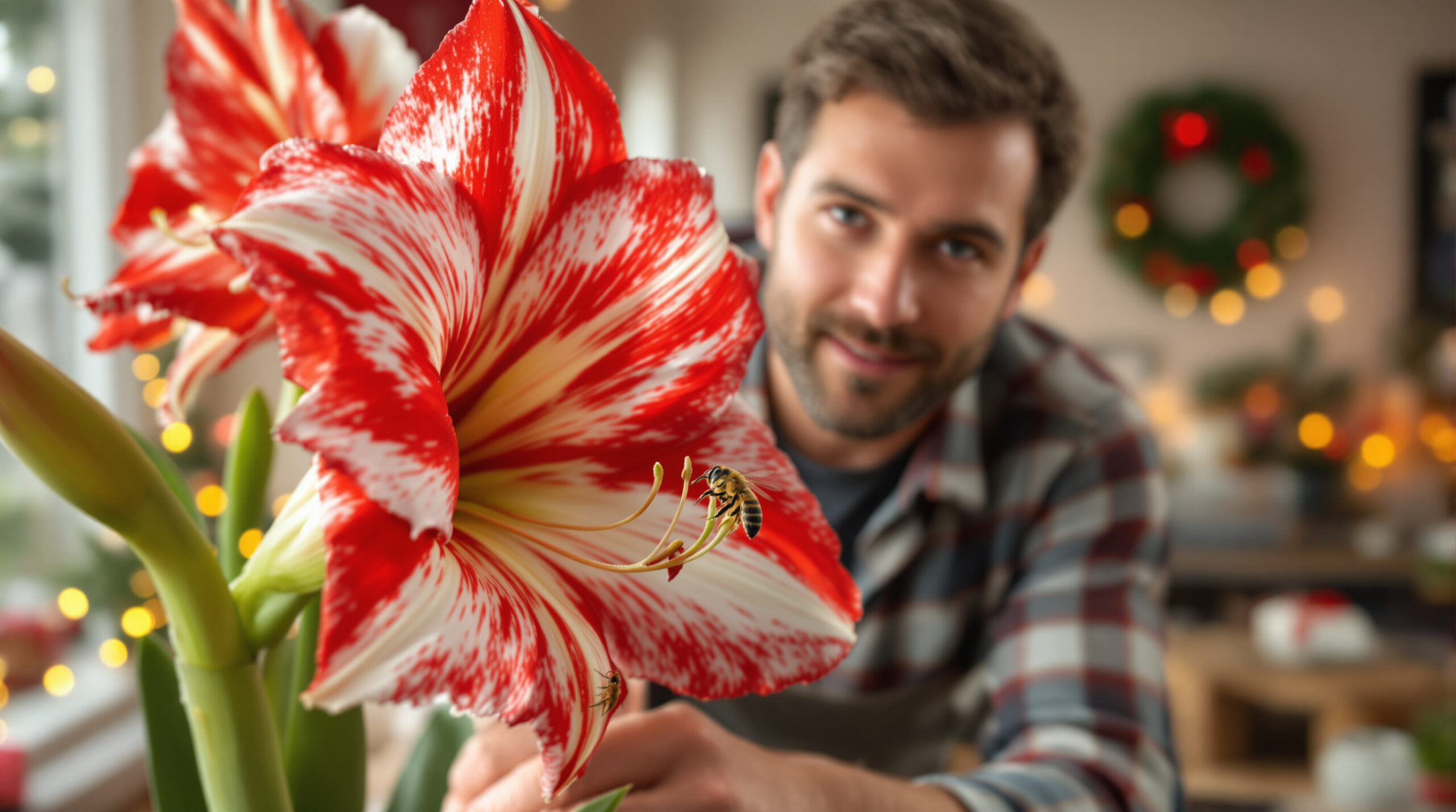Zo laat je je amaryllis nét voor Kerst in volle bloei staan met deze simpele truc