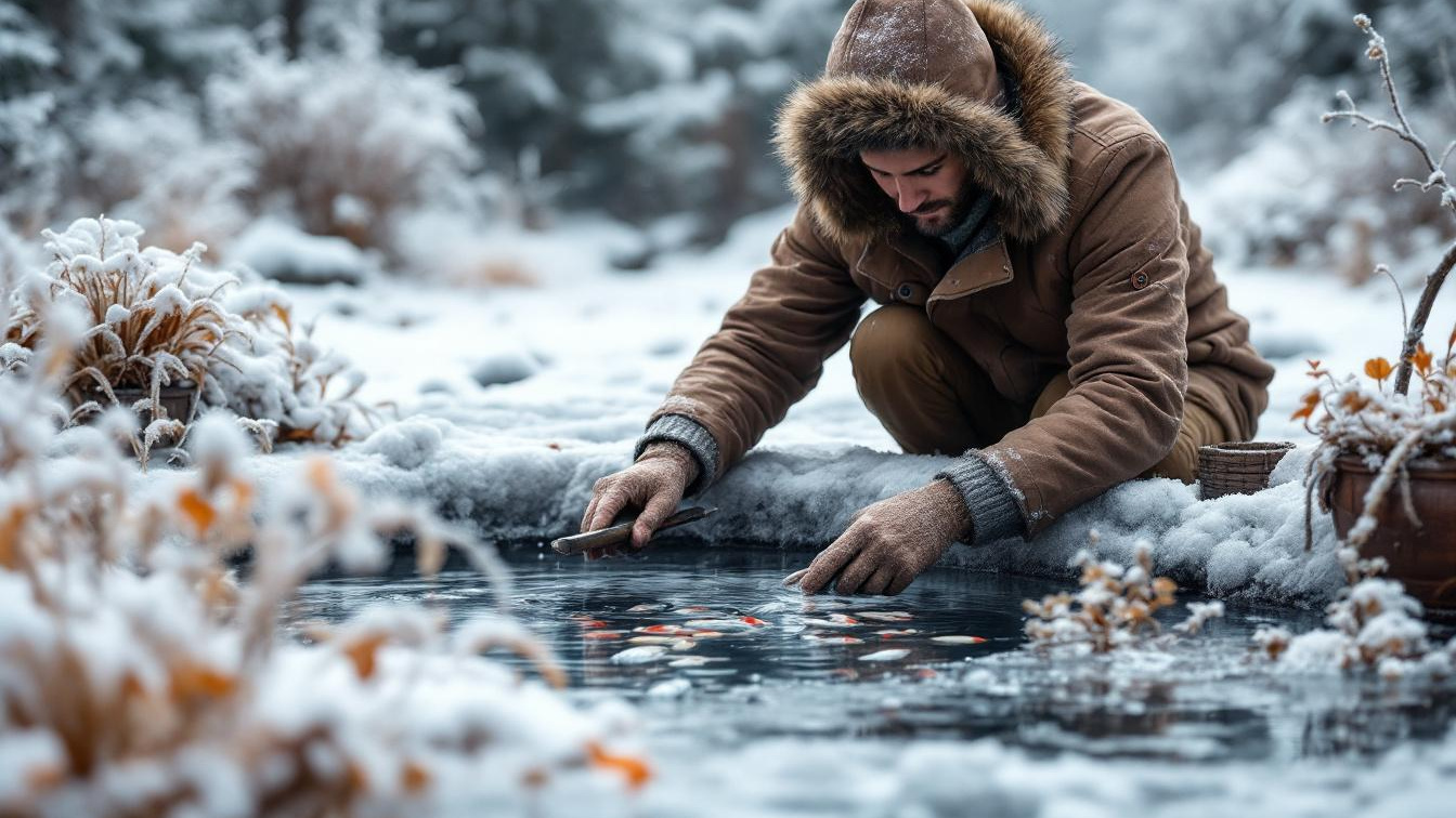 Zo voorkom je dat je vissen de winter niet overleven door zuurstofgebrek