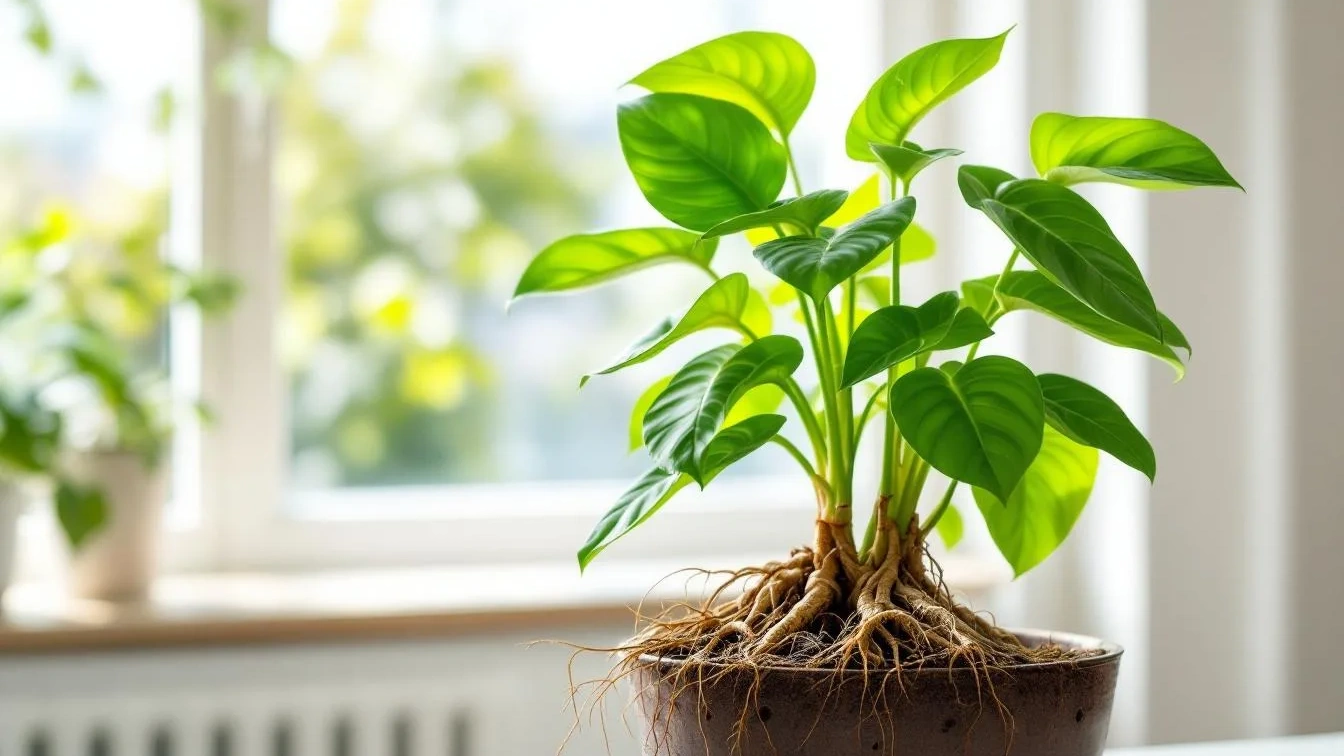 Alleen planten met wortels die uit de pot groeien mogen nu worden verpot