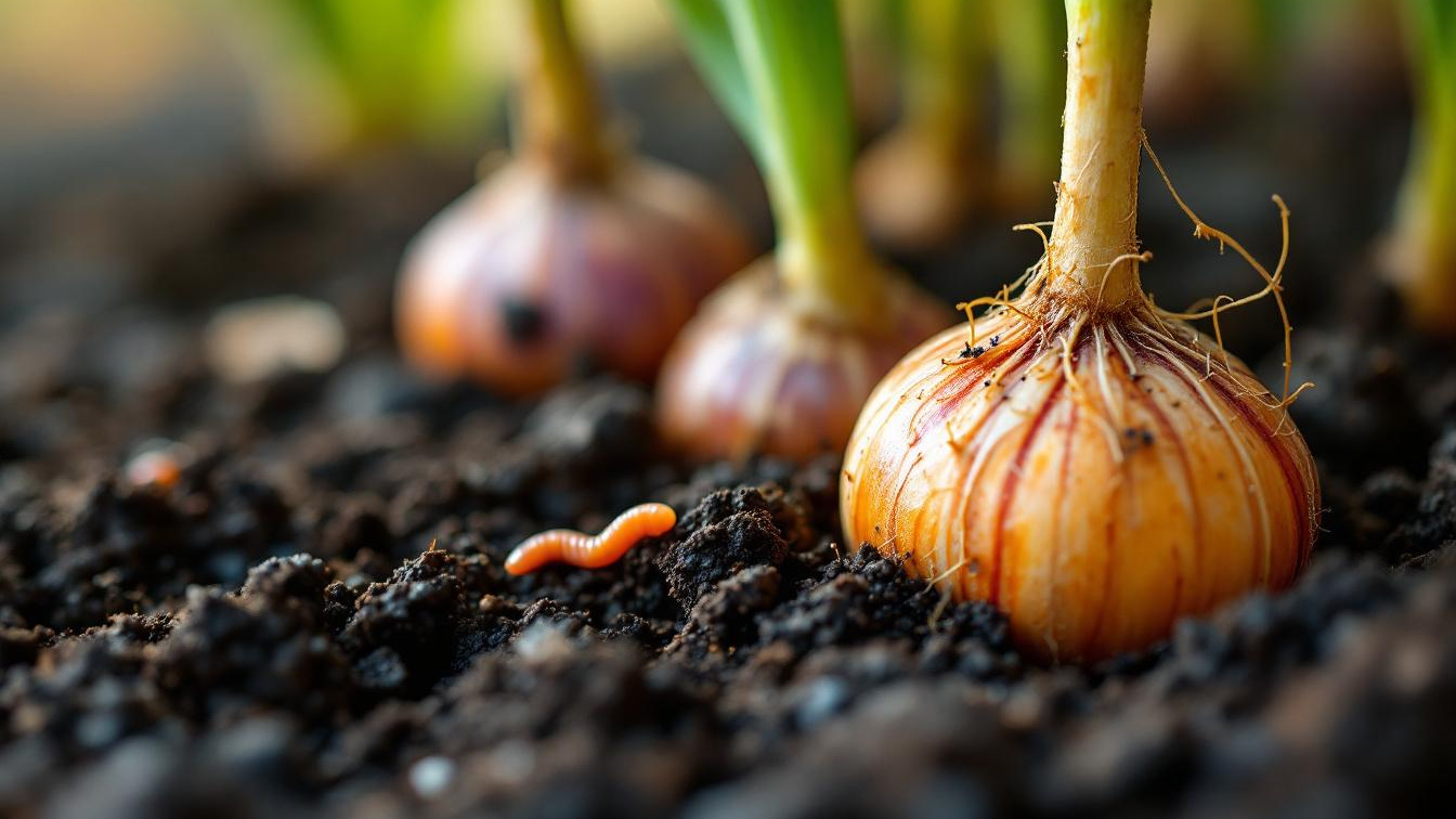 Bij exact 4 graden bodemtemperatuur beginnen tulpenbollen met hun wortelvorming