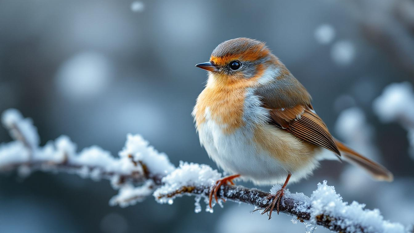 Bij temperaturen onder -10 graden overleven alleen vogels met voldoende vetreserves de nacht