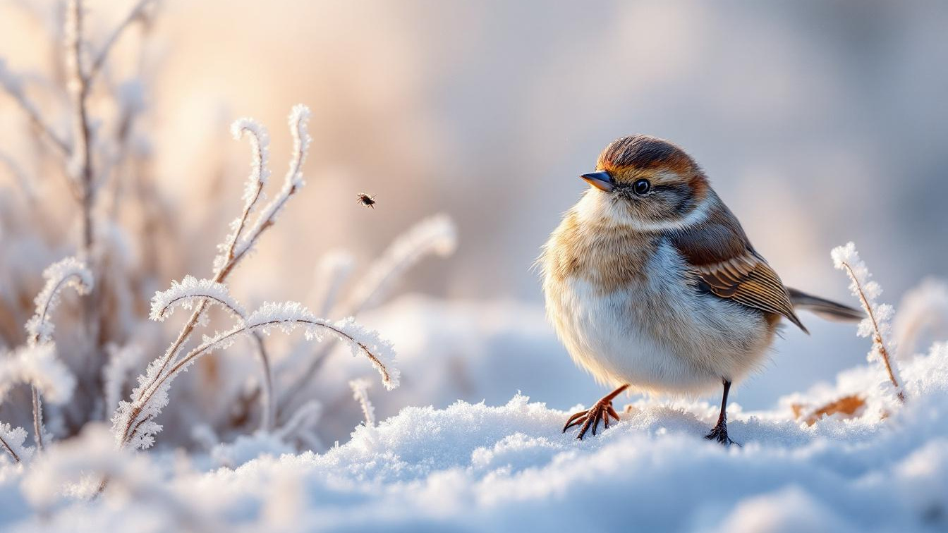 Bij temperaturen onder -5 graden verbranden vogels hun vetreserves binnen 12 uur