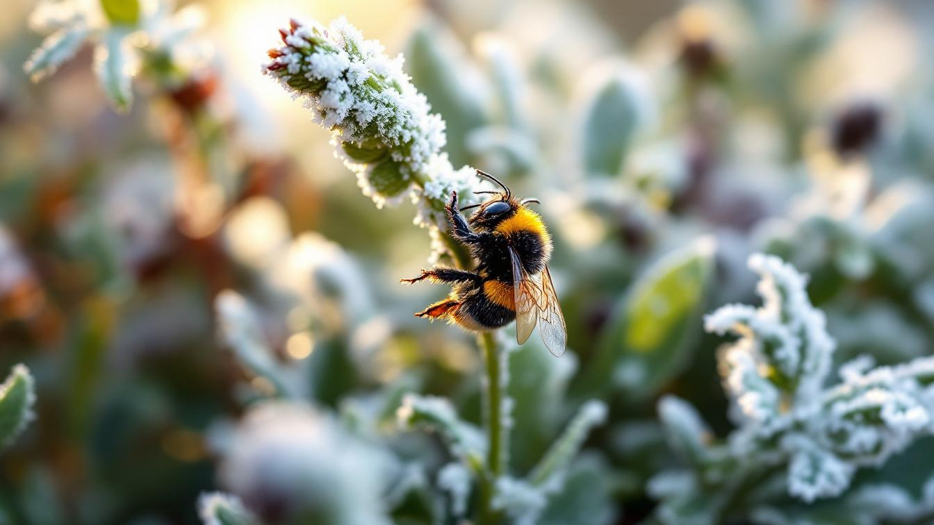 Bij temperaturen onder 5 graden vertraagt het composteerproces met 80%
