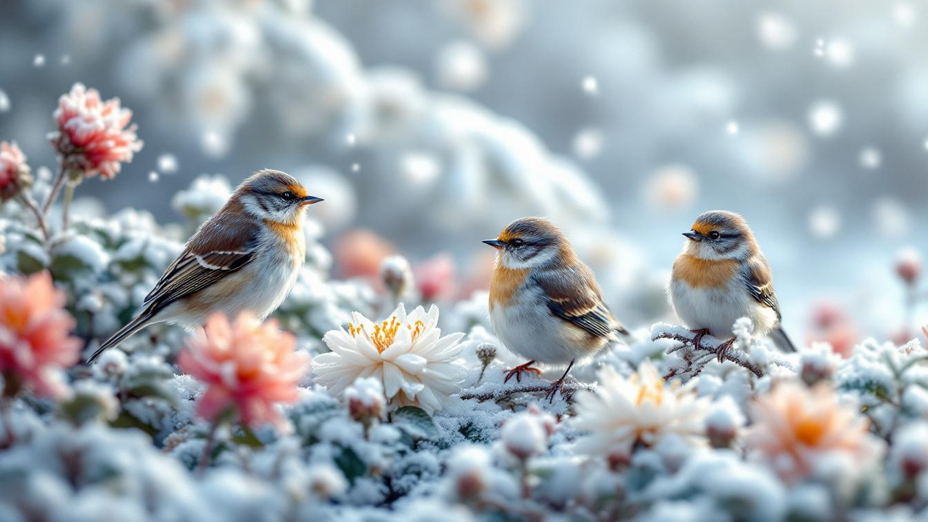 Bij vorst verbranden vogels elke 2 uur hun volledige vetreserve om warm te blijven