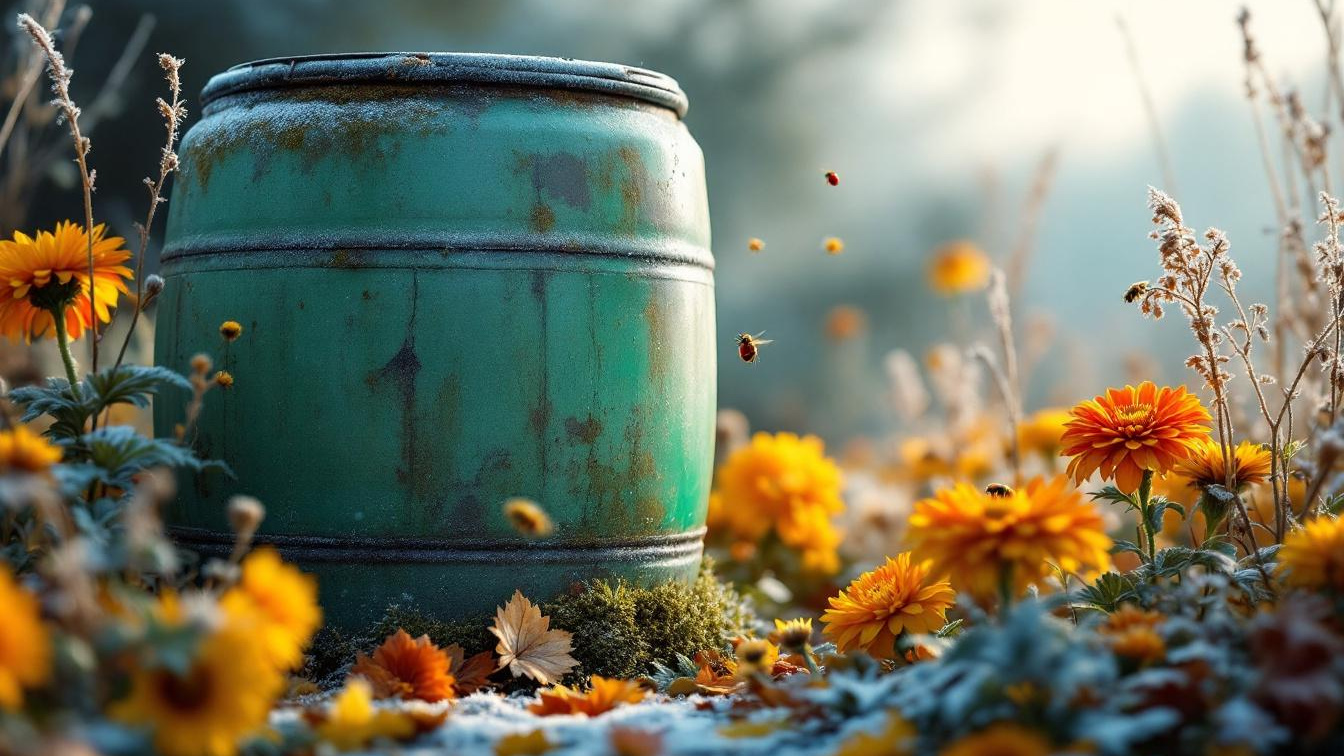 Controleer nu je regenton op scheuren voordat de eerste vorst hem kapot laat barsten