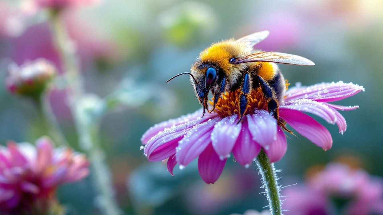 De hommelkoningin die je nu vindt is de enige overlevende van een heel volk