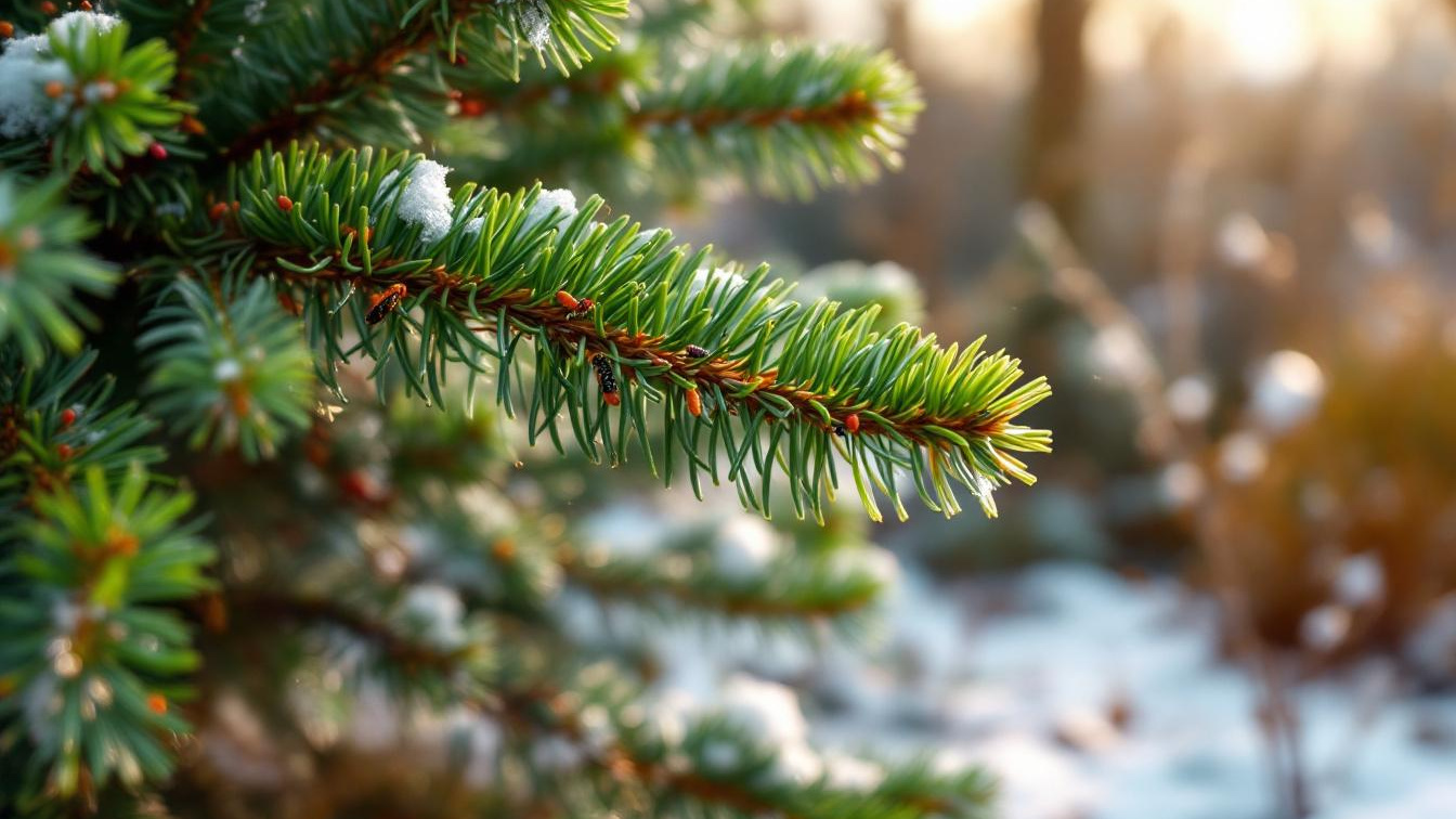 De kerstboom die je koopt bevat mogelijk schadelijke insecten die je tuin kunnen infecteren