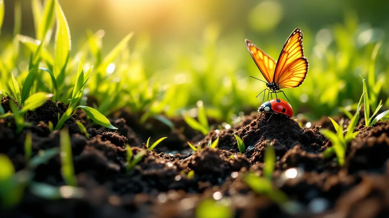 De kleine hoopjes aarde op je gazon bewijzen dat je bodem gezond is