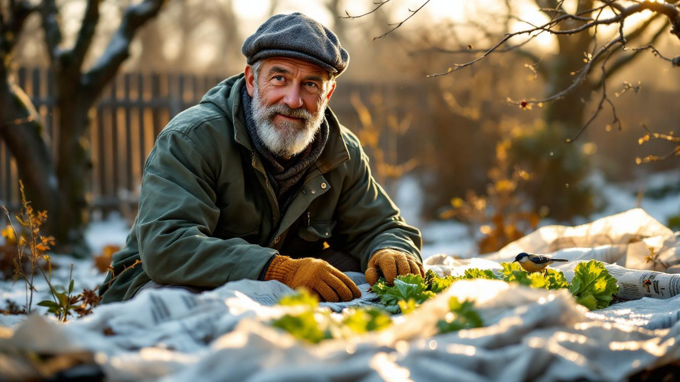 De “krantentruc” die ervaren tuiniers gebruiken om planten te beschermen bij temperaturen onder nul
