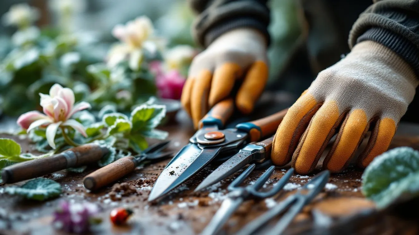 De laatste dagen van december zijn ideaal om je tuingereedschap te onderhouden