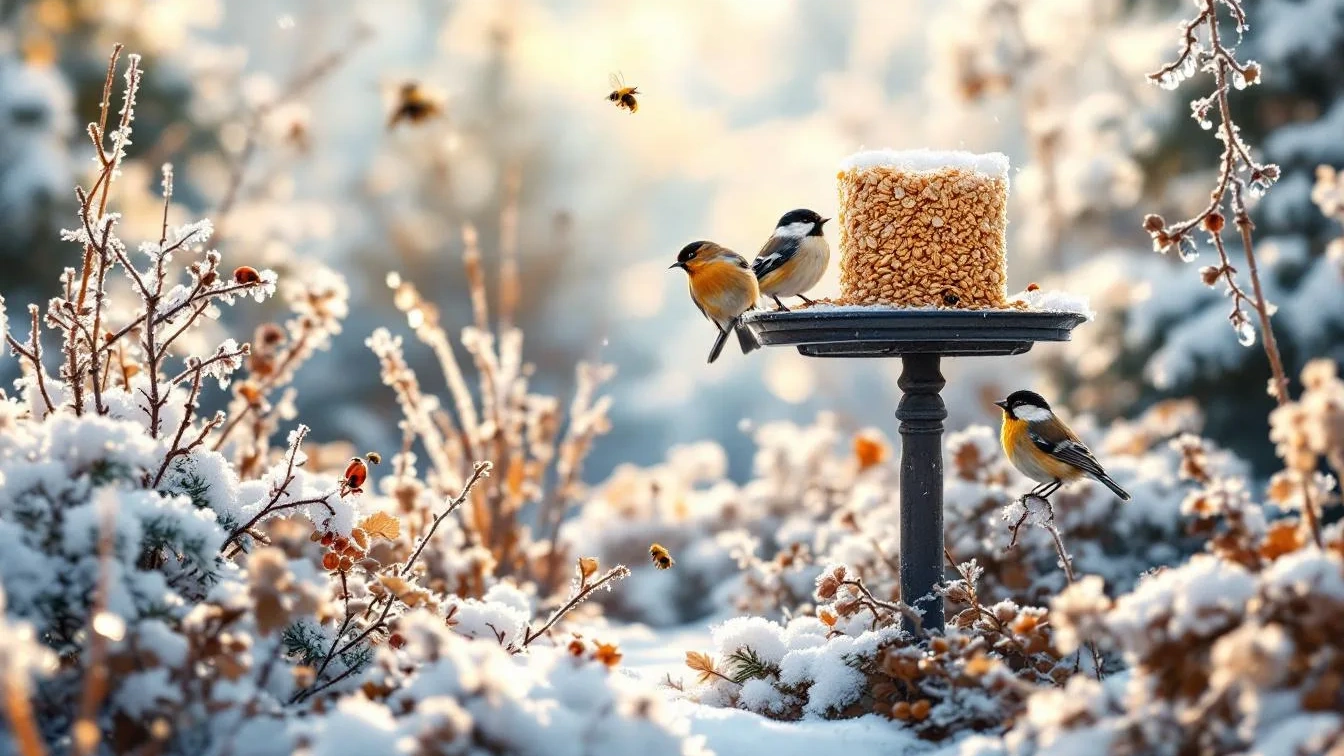 De plek waar je voedsel neerlegt bepaalt welke vogelsoorten je aantrekt