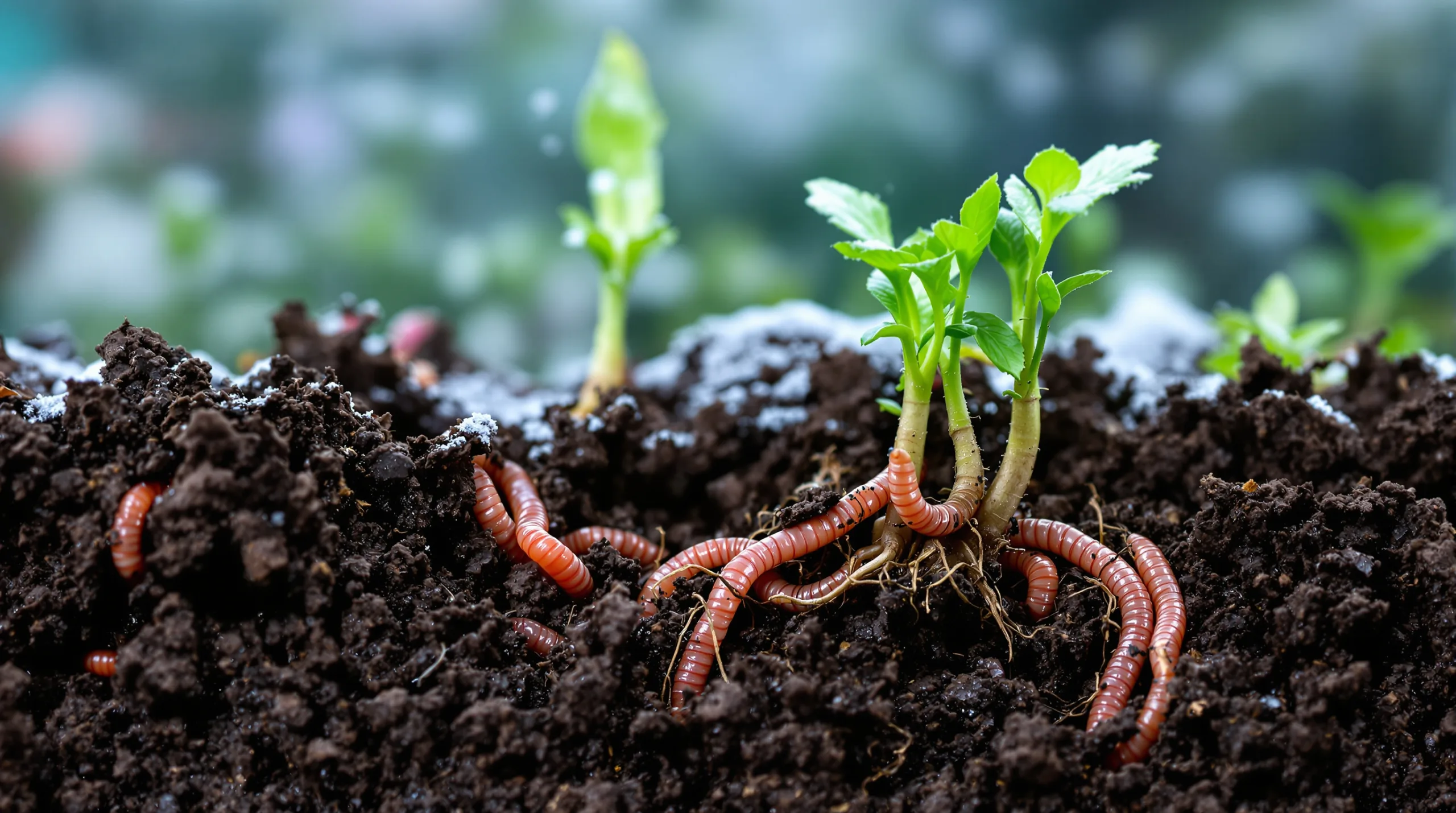 De regenwormen in je tuin zijn nu actief tot 2 meter diepte
