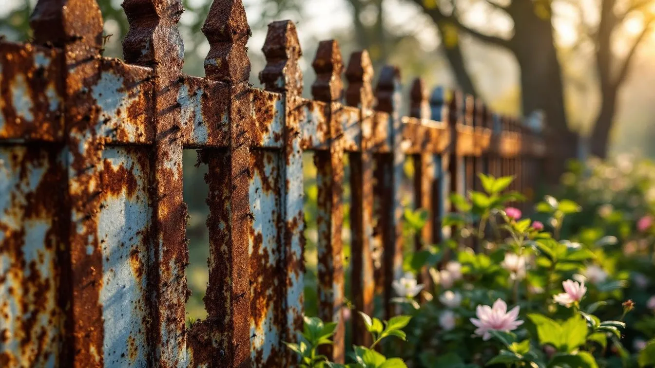 De roest op je tuinhekje vreet zich nu door de zinklaag heen zonder dat je het ziet