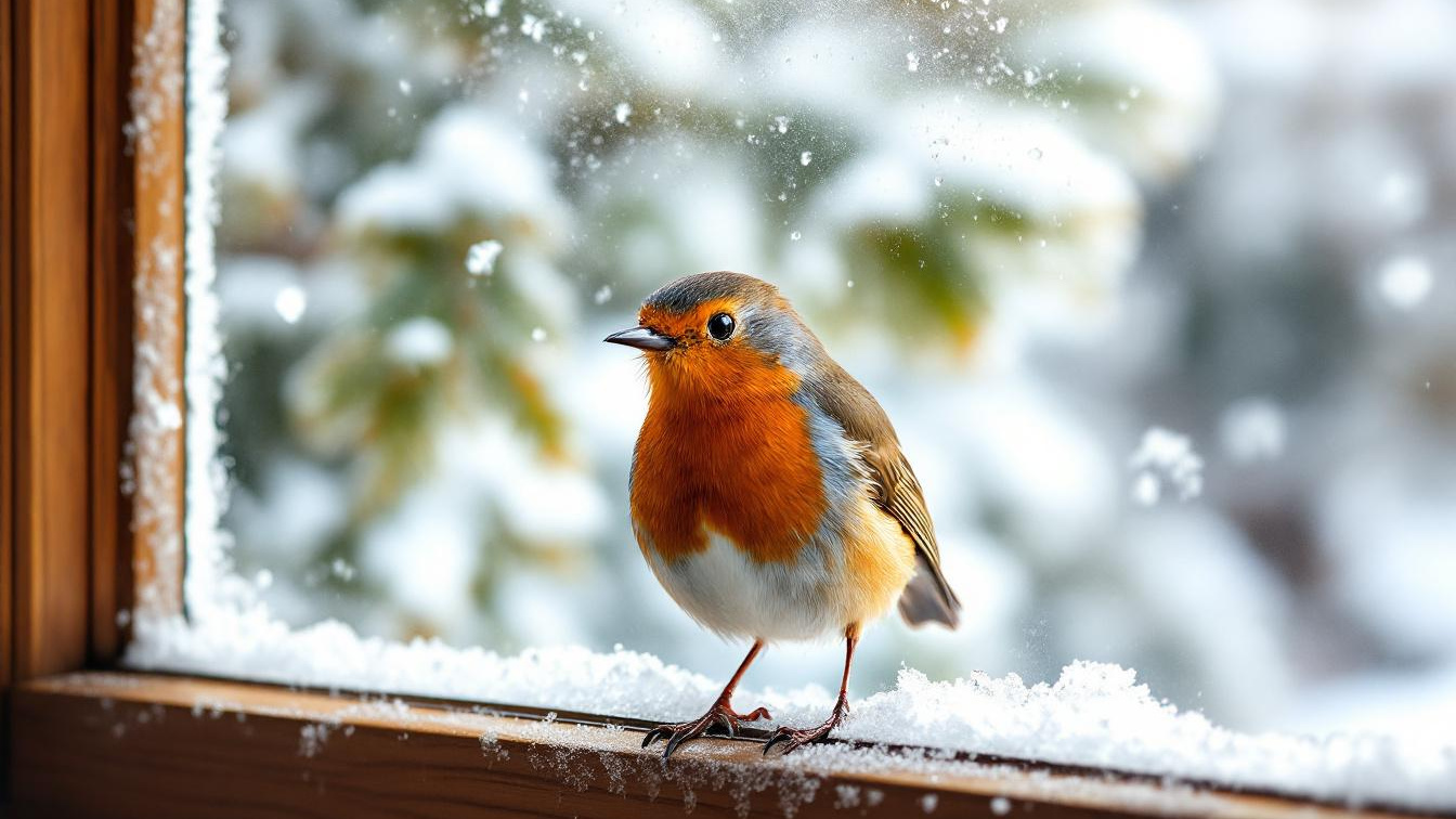 De roodborst op je vensterbank herkent jouw gezicht en onthoudt wie hem voert