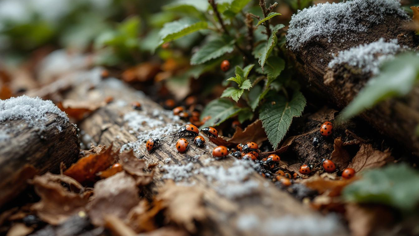 De schuilplekken in je tuin zijn nu bijna allemaal bezet door overwinterende insecten