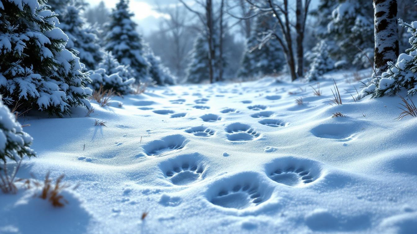 De sporen in de sneeuw verraden nu welke roofdieren ’s nachts je tuin bezoeken