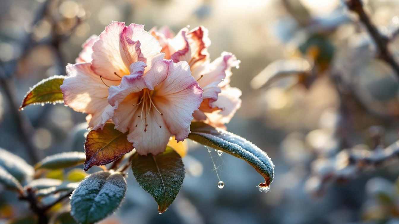 De vorstschade in je rododendron is nu al zichtbaar als je weet waar je moet kijken