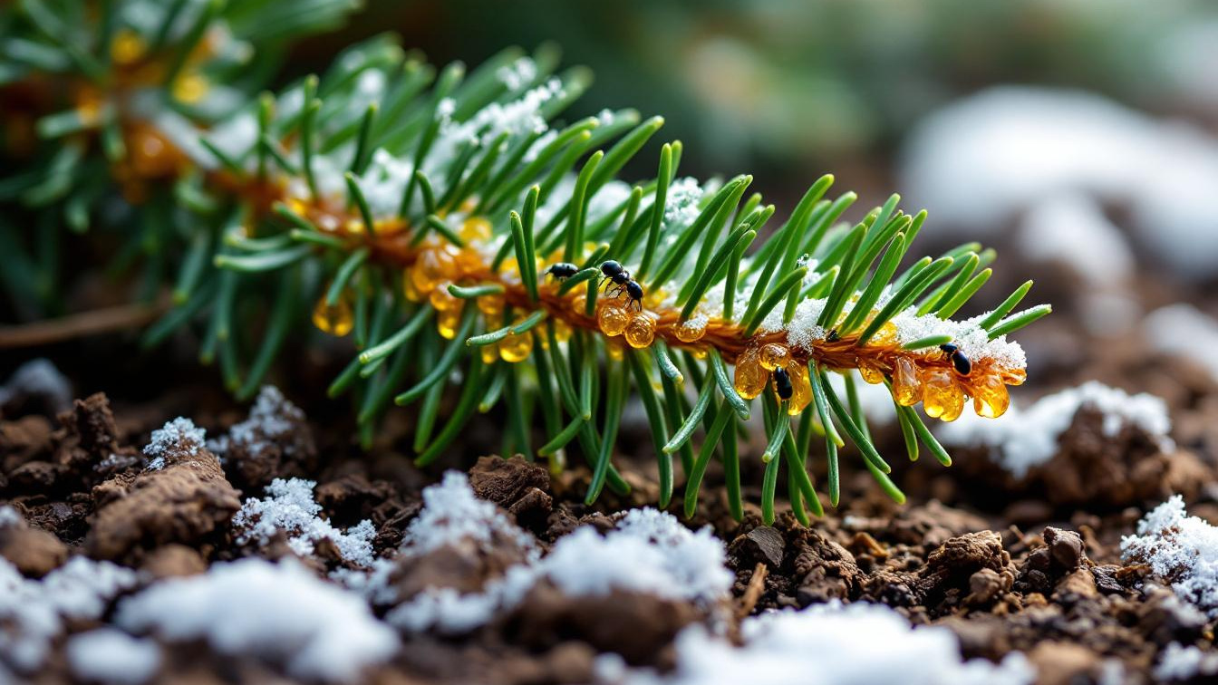 Dennentakken van je kerstboom in de tuin leggen kan schadelijke harsen verspreiden