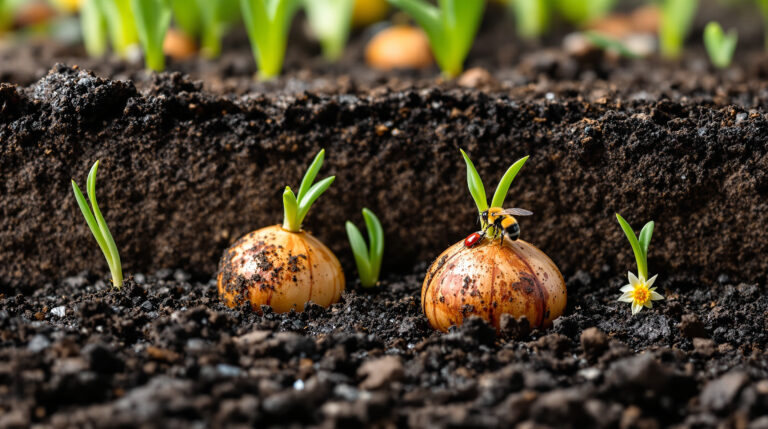 Dit is de perfecte diepte voor bloembollen die niemand je vertelt