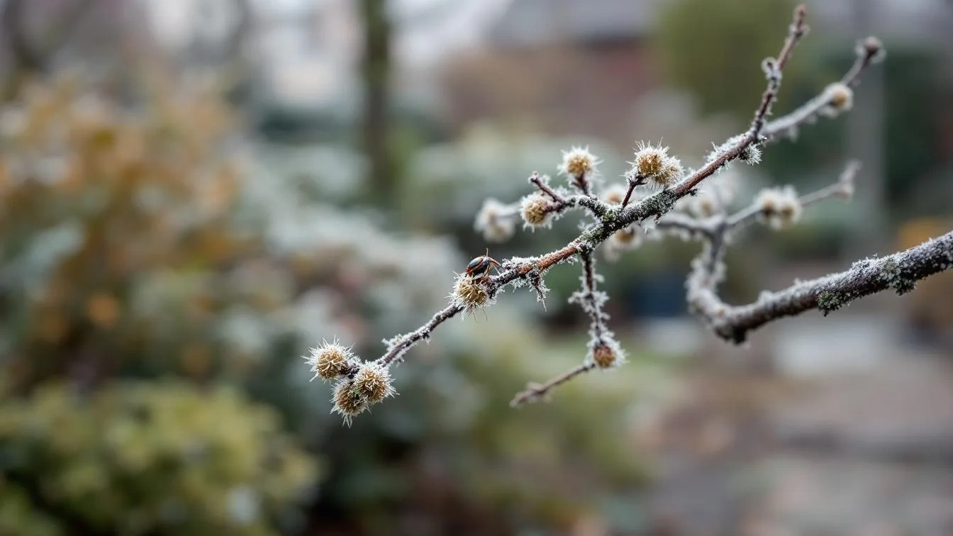 Dode takken herken je nu aan het ontbreken van knoppen aan de uiteinden