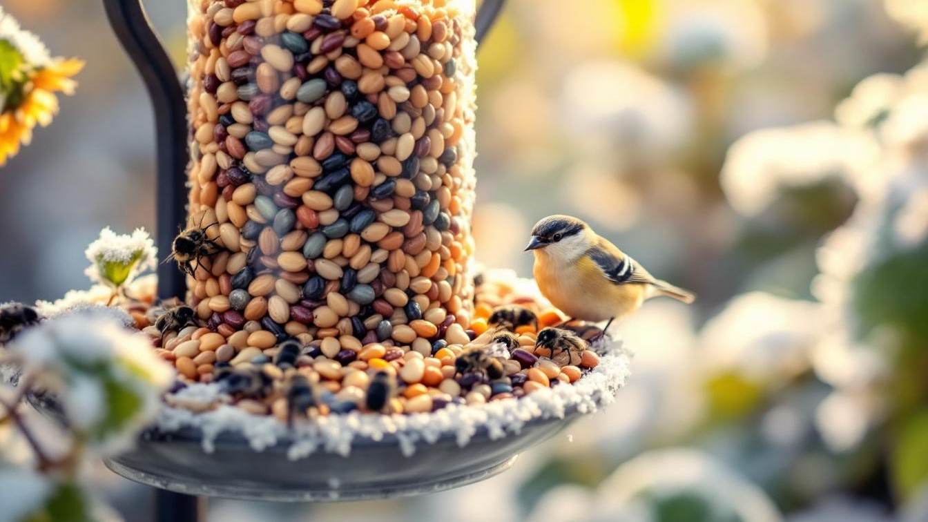 Ecologen bevestigen dat gemengd vogelvoer 40% effectiever is dan alleen zonnebloempitten