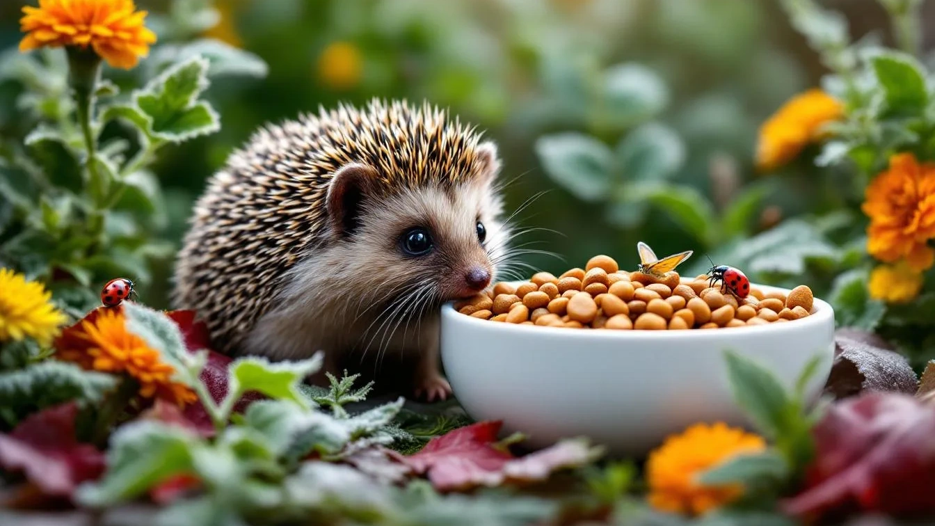 Een bord kattenvoer kan het verschil maken tussen leven en dood voor een egel