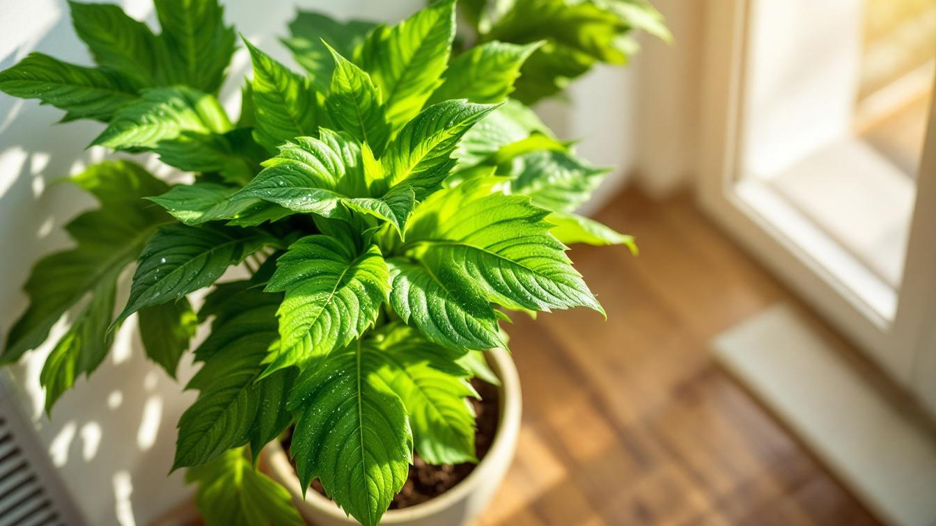 Een plant 30 centimeter dichter bij het raam zetten verdubbelt de lichtopname
