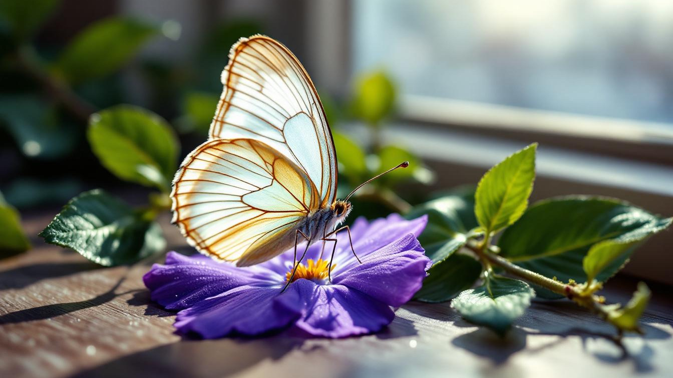 Een vlinder in huis laten overwinteren kost hem zijn vetreserves en is vaak fataal