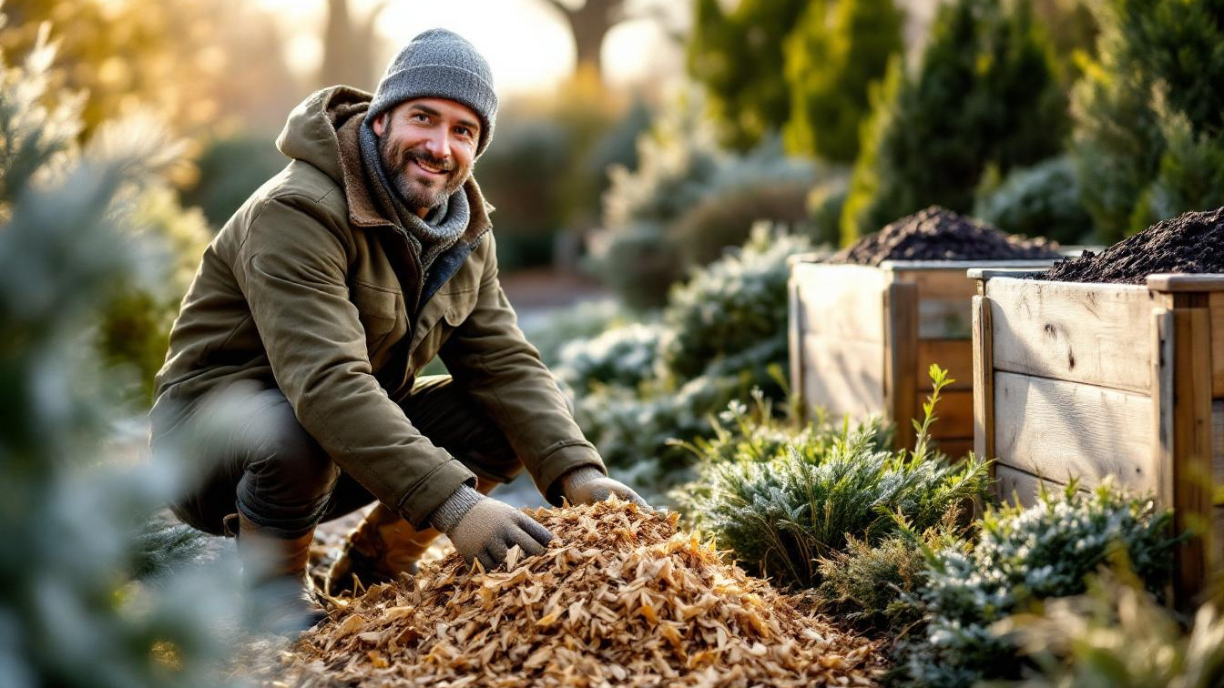 Gehakselde kerstboom als mulch gebruiken is alleen veilig na 6 maanden composteren
