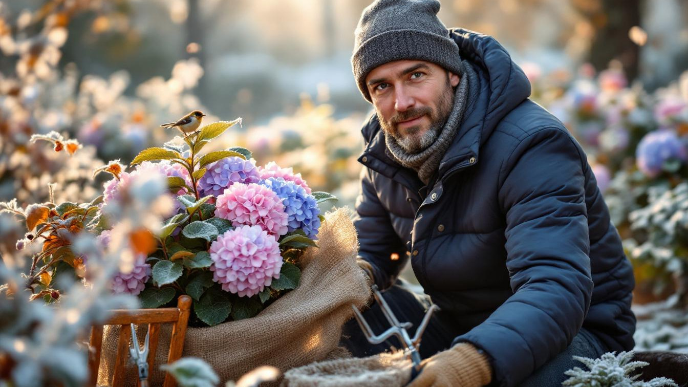 Hoe je hortensia’s beschermt tegen vorst (de methode die professionele tuiniers gebruiken)