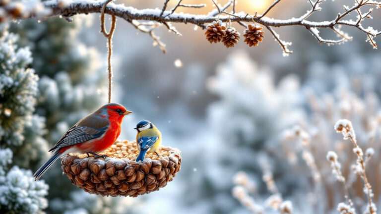 Hoe je tuinvogels in december helpt met één slimme voedertruc