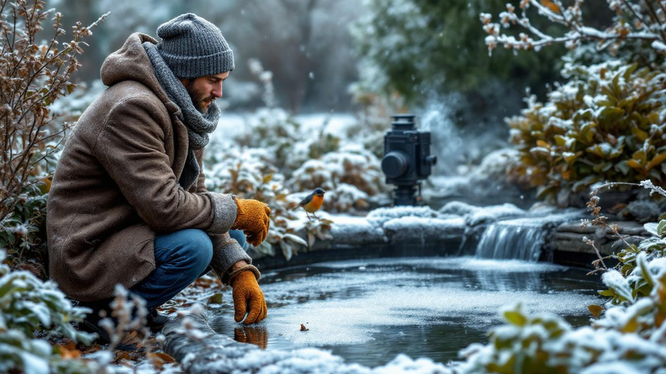 Hoveniers raden aan om je vijverpomp nu uit te schakelen voordat het ijs de motor vernielt