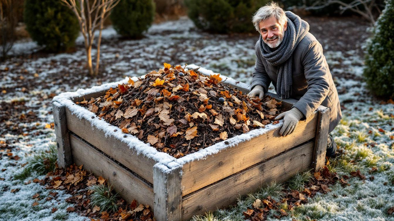 Je compostbak vullen in december vertraagt de afbraak en trekt ongedierte aan