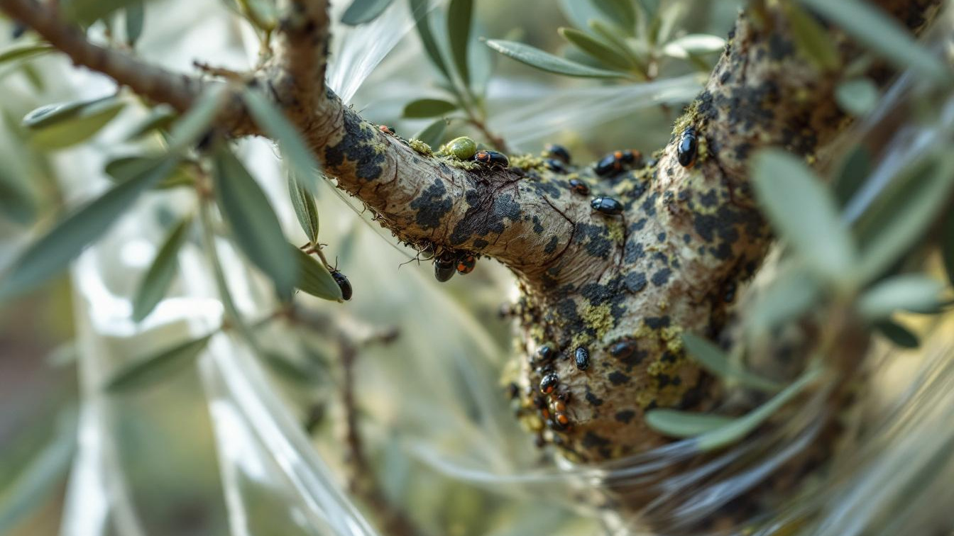 Je olijfboom inpakken met plastic verstikt de boom en bevordert schimmelgroei