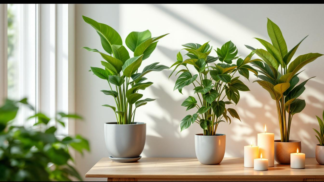 Kaarsen aansteken naast je kamerplanten vergiftigt de lucht en verstopt de bladporiën