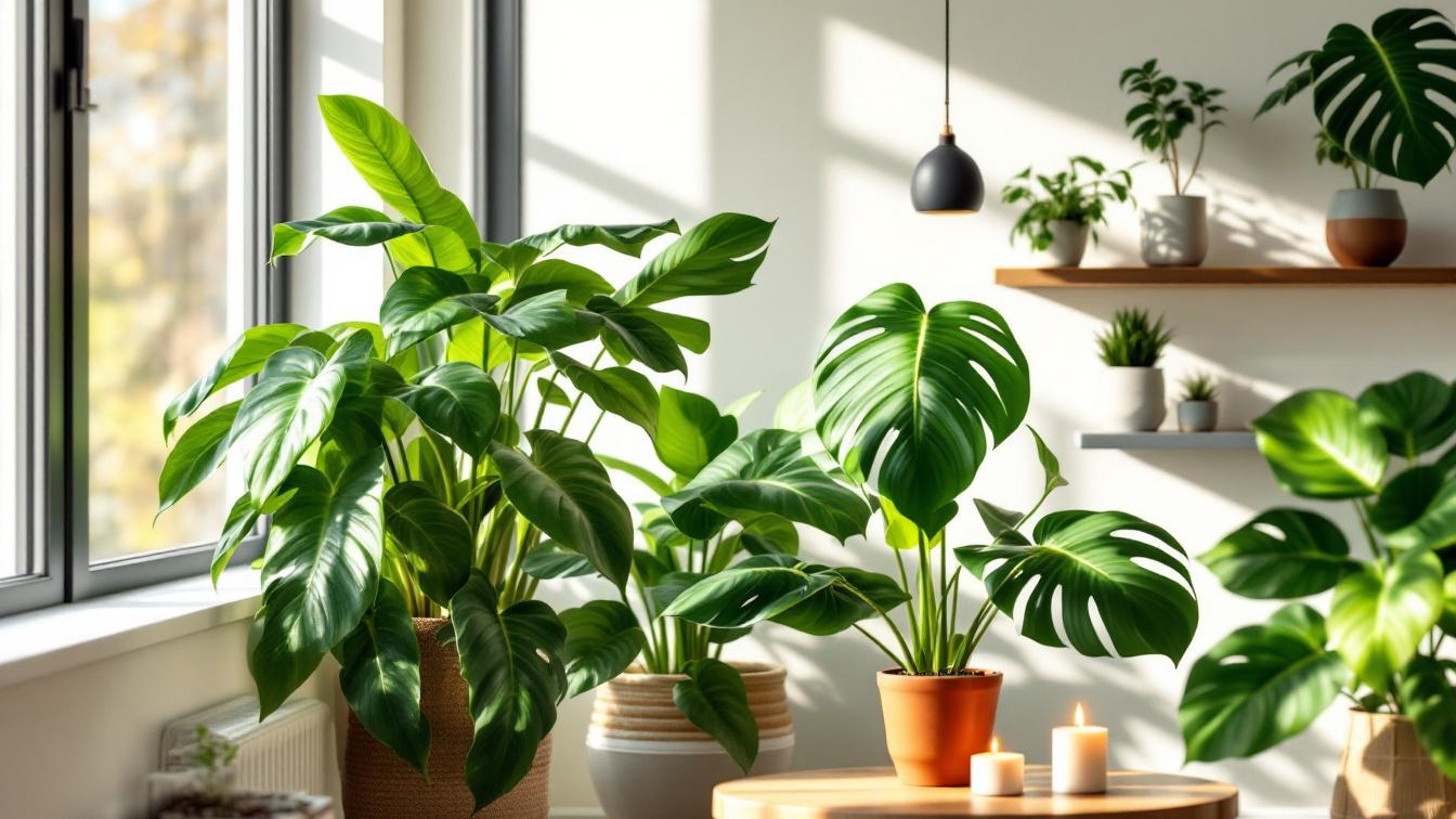 Kamerplanten verliezen in december tot 60% minder vocht dan in de zomermaanden