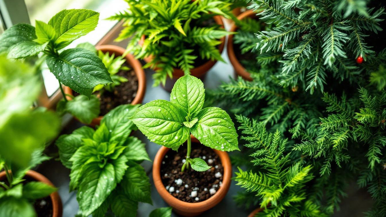 Kerststukjes met vers groen naast je kamerplanten zetten kan schimmels verspreiden