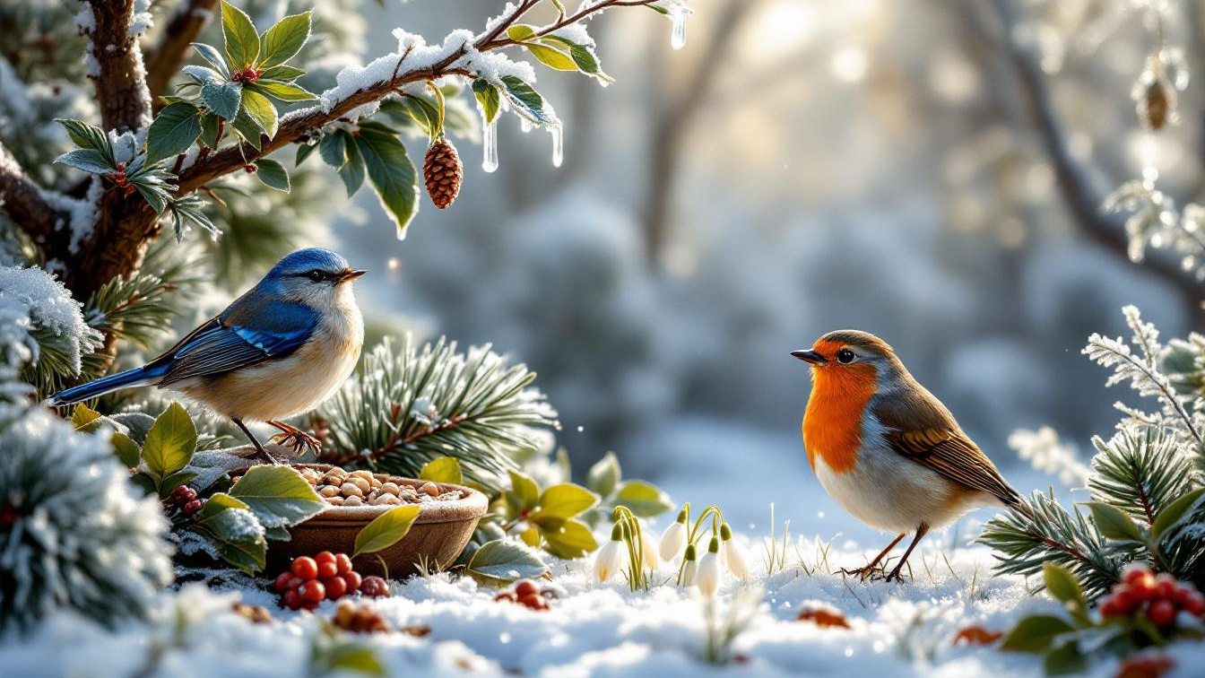 Natuurorganisaties melden een sterke toename van uitgehongerde tuinvogels deze december