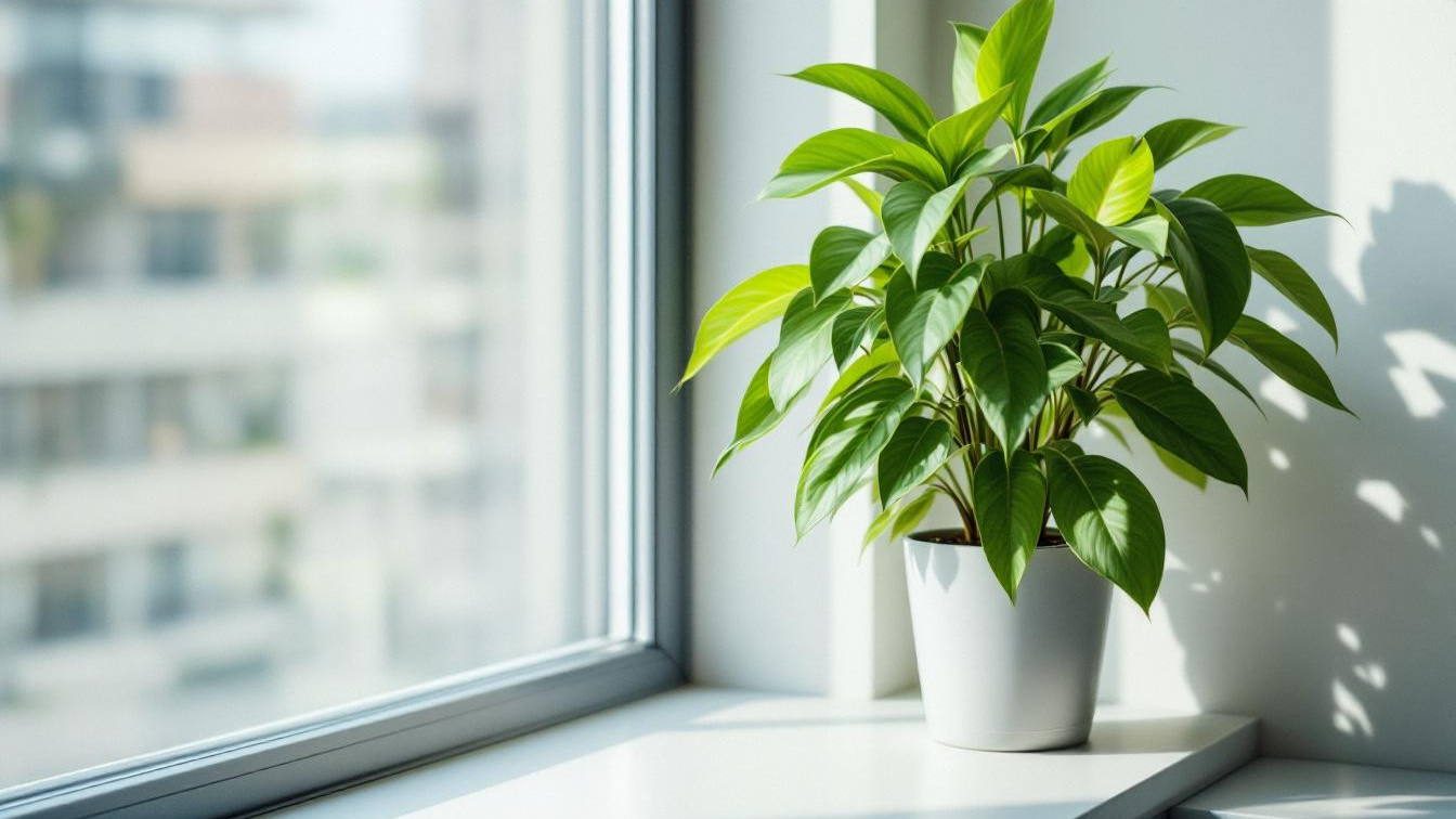 Plantenexperts raden aan om je kamerplanten minimaal 50 centimeter van het raam te zetten bij vorst