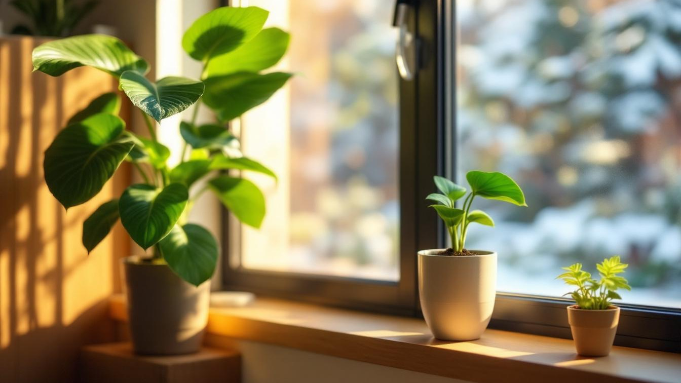 Slechts 3 uur direct zonlicht per dag is genoeg om lichtgebrek in december te voorkomen