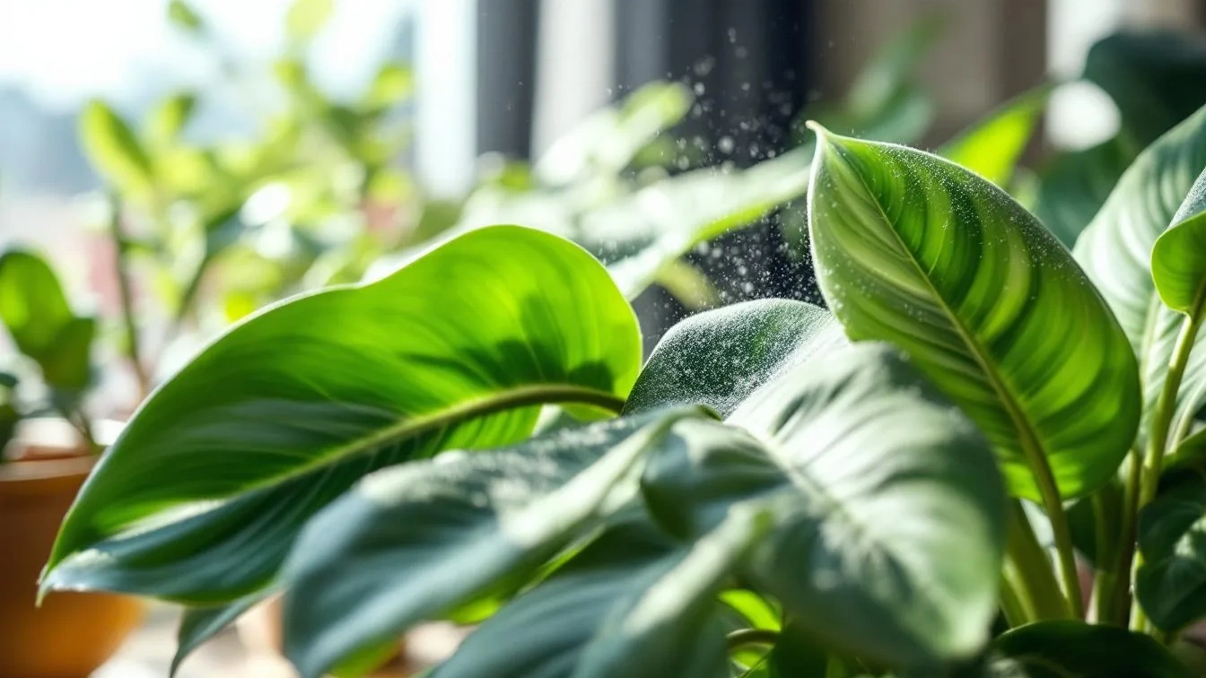 Stof op de bladeren van je planten blokkeert nu tot 30% van het schaarse licht