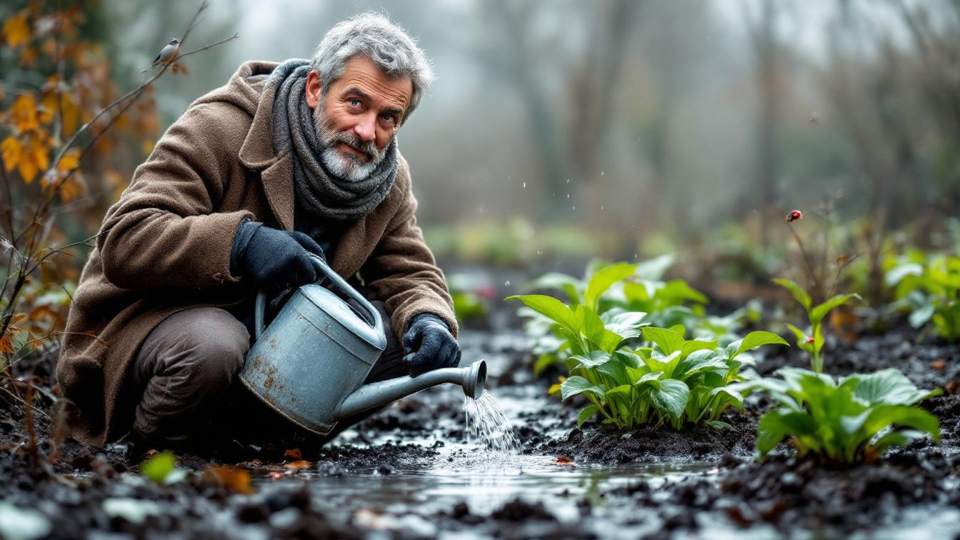 Stop nu met water geven aan je tuinplanten voordat de wortels gaan rotten door de natte decembergrond