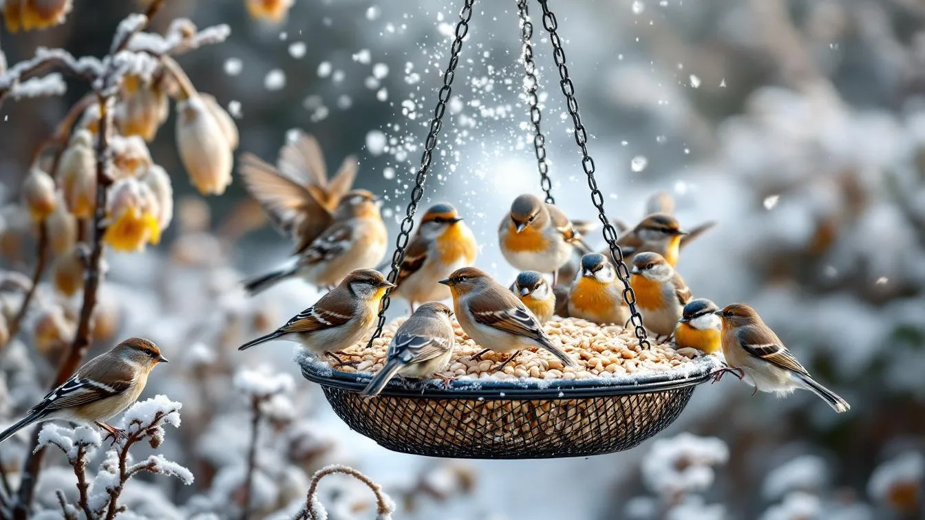 Te veel activiteit rond voederplekken veroorzaakt aanhoudende stress bij tuinvogels